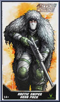 Arctic Sniper Gear Pack from Action Force - Series 4 manufactured by Valaverse [Front]
