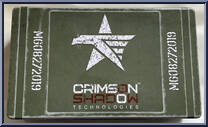 Crimson Shadow Arsenal Tin from Action Force - Series 5 manufactured by Valaverse [Front]