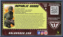 Delta Trooper (Republic Guard) (Female) from Action Force - Series 3 manufactured by Valaverse [Back]