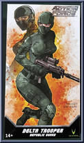 Delta Trooper (Republic Guard) (Female) from Action Force - Series 3 manufactured by Valaverse [Front]