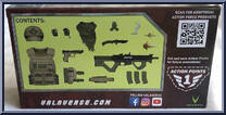 Desert Gear Pack (Female) from Action Force - Series 3 manufactured by Valaverse [Back]