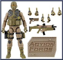Desert Steel Brigade from Action Force - Series 4 manufactured by Valaverse [Loose]