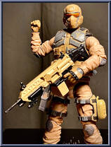 Desert Steel Brigade from Action Force - Series 4 manufactured by Valaverse [Loose]