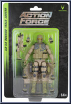 Desert Steel Brigade from Action Force - Series 4 manufactured by Valaverse [Front]