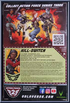Kill-Switch from Action Force - Series 3 manufactured by Valaverse [Back]