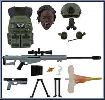 Kill-Switch Upgrade Gear from Action Force - Series 3 manufactured by Valaverse [Loose]