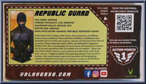 Riot Warfare (Republic Guard) (Female) from Action Force - Series 3 manufactured by Valaverse [Back]