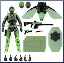 SWARM Tracer DLX from Action Force - Series 4 manufactured by Valaverse [Loose]