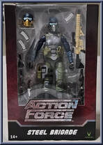 Steel Brigade (Female) from Action Force - Series 3 manufactured by Valaverse [Front]