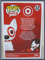 Bullseye (10" Scale) from Ad Icons - Pop! Vinyl Figures manufactured by Funko [Back]