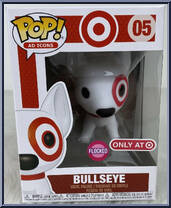 Bullseye (Flocked) from Ad Icons - Pop! Vinyl Figures manufactured by Funko [Front]