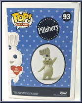 Pillsbury Doughboy (Be Mine) from Ad Icons - Pop! Vinyl Figures manufactured by Funko [Back]