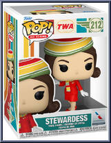 Stewardess (Red Uniform) (TWA) from Ad Icons - Pop! Vinyl Figures manufactured by Funko [Front]
