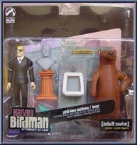 Harvey Birdman (Phil Ken Sebben / Bear) from Adult Swim - Series 1 manufactured by Palisades [Front]
