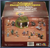 Bronze Dragon from Advanced Dungeons & Dragons - Mounts manufactured by LJN [Back]