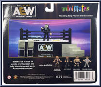 Wrestling Ring Playset with Excalibur from AEW - Minimates manufactured by Diamond Select [Back]
