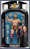 Adam Cole from AEW - Unmatched - Series 10 manufactured by Jazwares [Front]