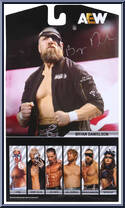 Bryan Danielson (Eye Patch) from AEW - Unmatched - Series 11 manufactured by Jazwares [Back]