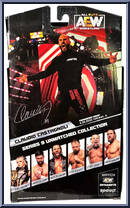 Claudio Castagnoli from AEW - Unmatched - Series  9 manufactured by Jazwares [Back]