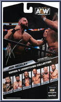 Jon Moxley from AEW - Unmatched - Series  9 manufactured by Jazwares [Back]