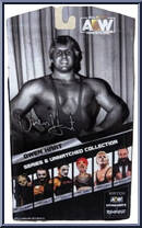 Owen Hart (Blue Pants) (Chase) from AEW - Unmatched - Series  6 manufactured by Jazwares [Back]