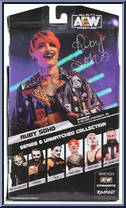 Ruby Soho from AEW - Unmatched - Series  6 manufactured by Jazwares [Back]