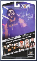 Santana from AEW - Unmatched - Series  6 manufactured by Jazwares [Back]