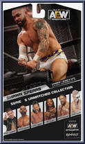 Shawn Spears from AEW - Unmatched - Series  5 manufactured by Jazwares [Back]