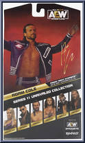 Adam Cole from AEW - Unrivaled - Series 11 manufactured by Jazwares [Back]