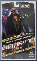 Butcher from AEW - Unrivaled - Series 13 manufactured by Jazwares [Back]