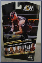 Dustin Rhodes from AEW - Unrivaled - Series  2 manufactured by Jazwares [Back]