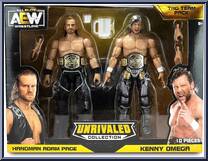 Hangman Adam Page / Kenny Omega from AEW - Unrivaled - Tag Team Packs manufactured by Jazwares [Front]