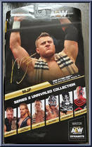 MJF (Chase) from AEW - Unrivaled - Series  2 manufactured by Jazwares [Back]