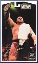Samoa Joe from AEW - Unrivaled - Exclusives manufactured by Jazwares [Back]
