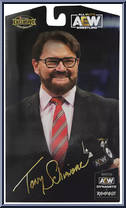 Tony Schiavone from AEW - Unrivaled - Exclusives manufactured by Jazwares [Back]