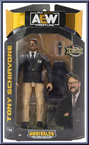 Tony Schiavone from AEW - Unrivaled - Exclusives manufactured by Jazwares [Front]