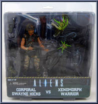 Corporal Dwayne Hicks vs Xenomorph Warrior from Aliens - 2-Packs manufactured by Neca [Front]