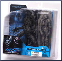 Battle Alien from Alien vs Predator - Basic Series manufactured by McFarlane [Front]