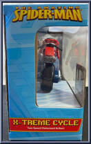 X-Treme Cycle from Amazing Spider-Man - Vehicles manufactured by Toy Biz [Back]