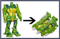 Cyber Lizard from Amazing Spider-Man - Flip and Attack manufactured by Hasbro [Loose]