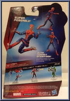 Ultra-Poseable Spider-Man from Amazing Spider-Man - Movie manufactured by Hasbro [Back]