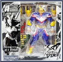 All Might (Shiny Color Version) from Amazing Yamaguchi Revoltech - My Hero Academia manufactured by Kaiyodo [Front]