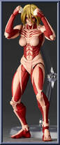 Female Titan from Amazing Yamaguchi Revoltech - Attack on Titan manufactured by Kaiyodo [Loose]
