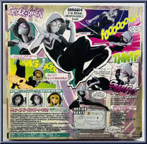 Spider-Gwen from Amazing Yamaguchi Revoltech - Marvel manufactured by Kaiyodo [Back]