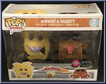 Norbert & Daggett (Flocked) from Angry Beavers - Pop! Sets manufactured by Funko [Front]