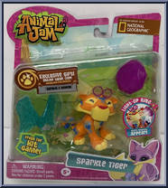Sparkle Tiger from Animal Jam - Basic Series manufactured by Jazwares [Front]