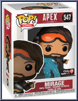 Mirage (Translucent) from Apex Legends - Pop! Vinyl Figures manufactured by Funko [Front]