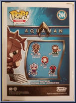 Arthur Curry (Gladiator) (Gold Chrome) from Aquaman - Pop! Vinyl Figures manufactured by Funko [Back]