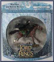Aragorn on Horseback from Armies of Middle Earth - Warriors and Battle Beasts - Wave 1 manufactured by Play Along [Front]