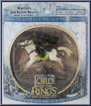 Eowyn and Merry on Horse from Armies of Middle Earth - Warriors and Battle Beasts - Wave 4 manufactured by Play Along [Front]